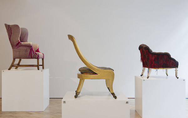 8 chairs by Clarke and Reilly. Courtesy Gallery Libby Sellers, London.
